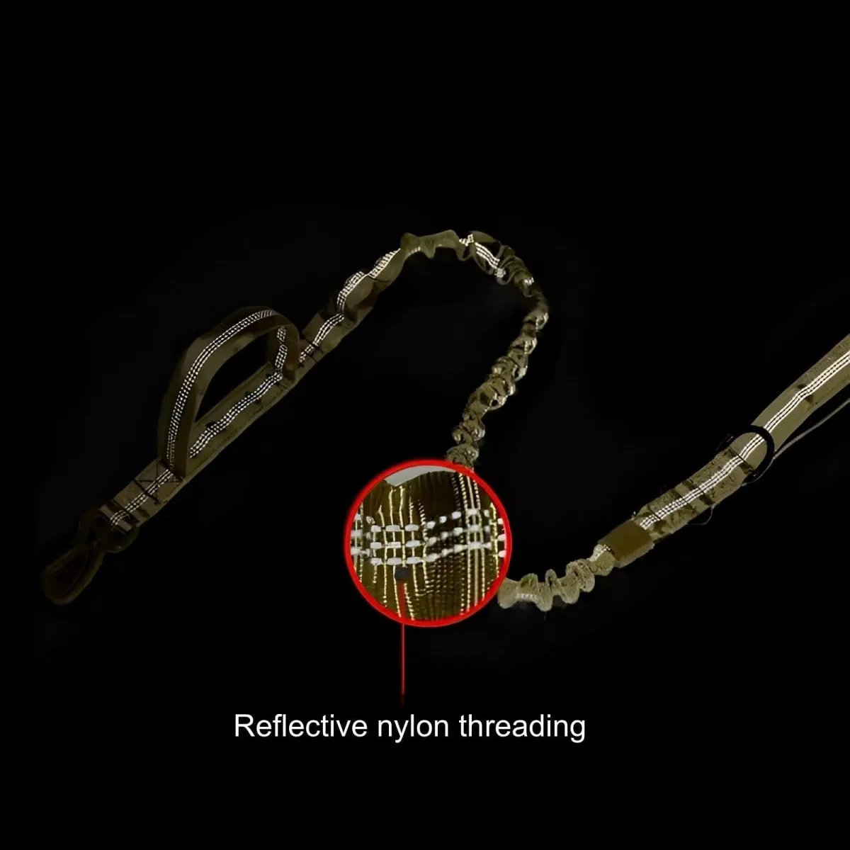 1000D Multifunctional Reflective Bungee Leash