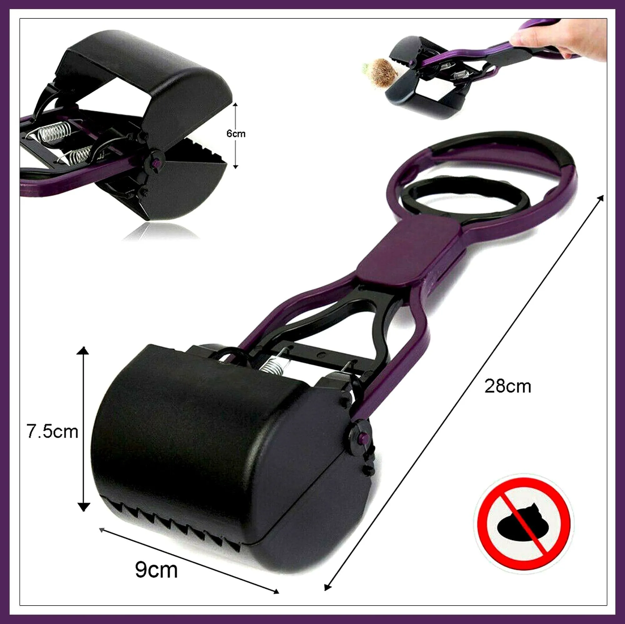11" Handle Dog Pooper Scooper