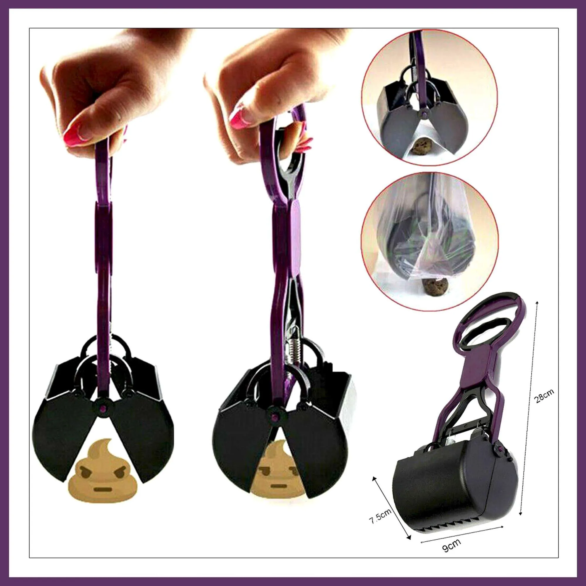 11" Handle Dog Pooper Scooper