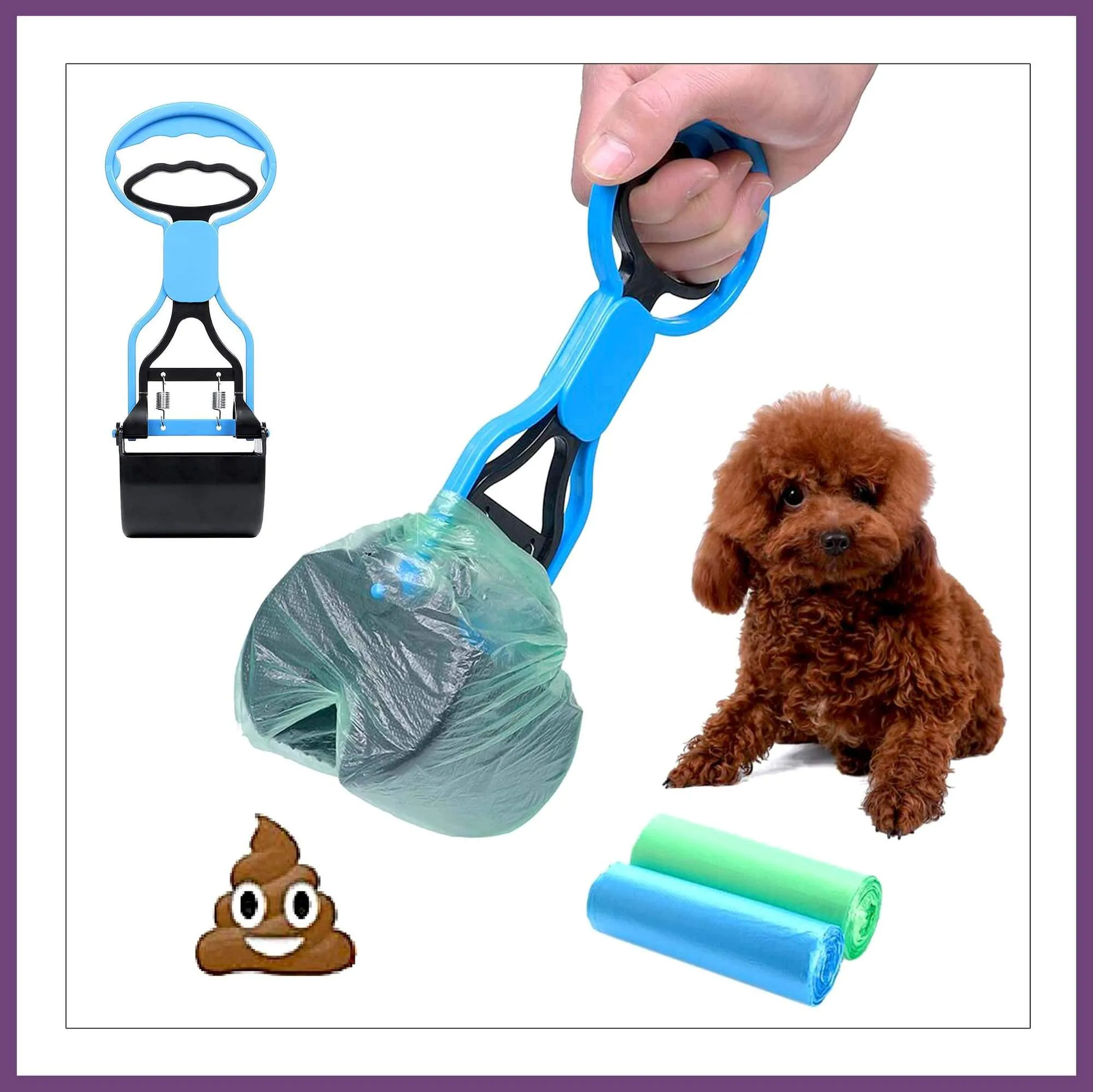 11" Handle Dog Pooper Scooper