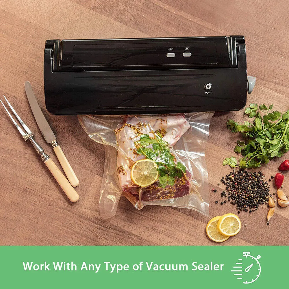1ROLL 20CM Vacuum Sealer Bags Rolls | Vacuum Food Saver | Storage Seal | 15M