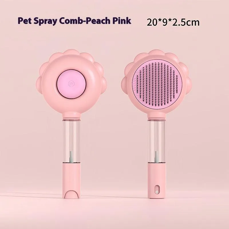 2-in-1 Shedding Spray Brush: Pamper Pets & Reduce Fur (Cats & Dogs)
