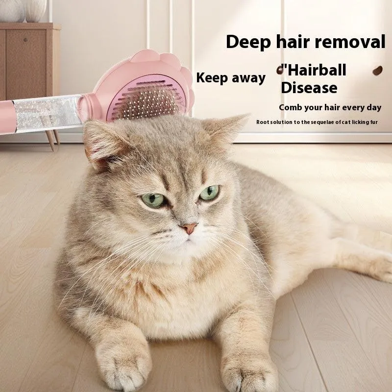 2-in-1 Shedding Spray Brush: Pamper Pets & Reduce Fur (Cats & Dogs)