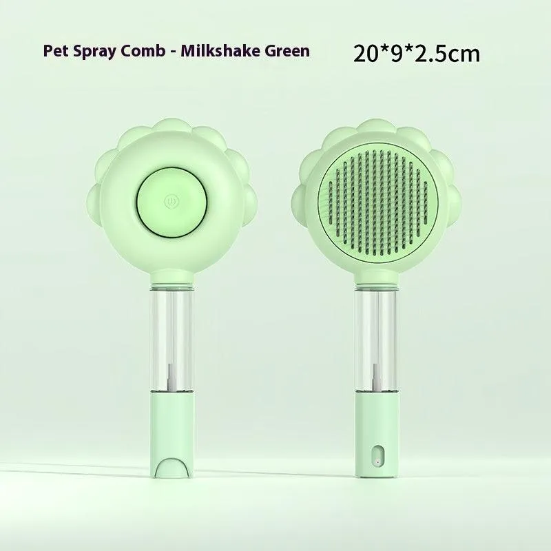 2-in-1 Shedding Spray Brush: Pamper Pets & Reduce Fur (Cats & Dogs)