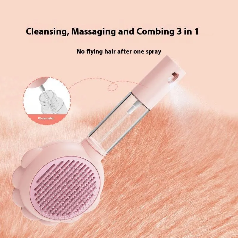 2-in-1 Shedding Spray Brush: Pamper Pets & Reduce Fur (Cats & Dogs)