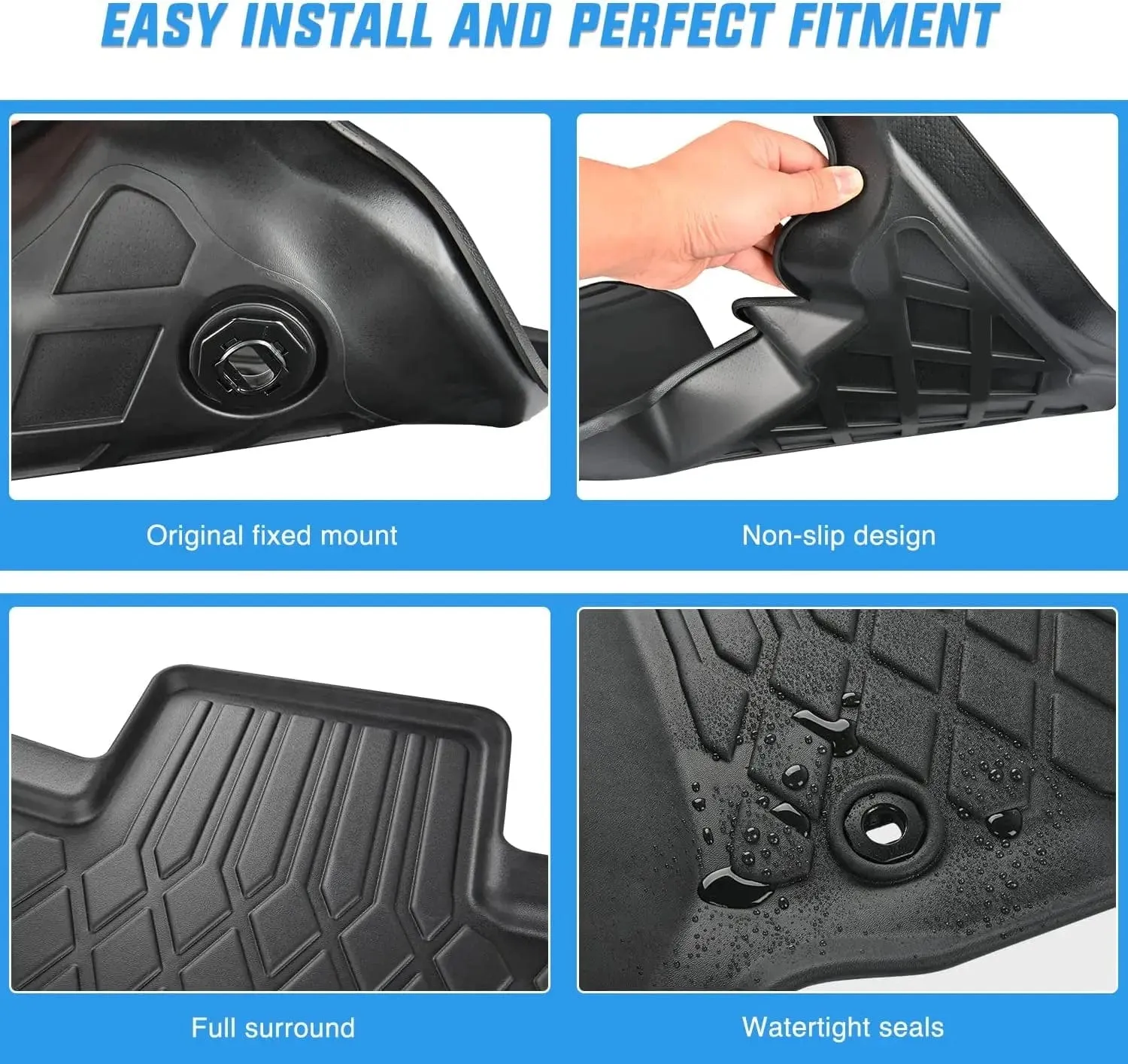 2014-2024 Lexus GX460 2013-2023 Toyota 4Runner TPE Floor Mats
