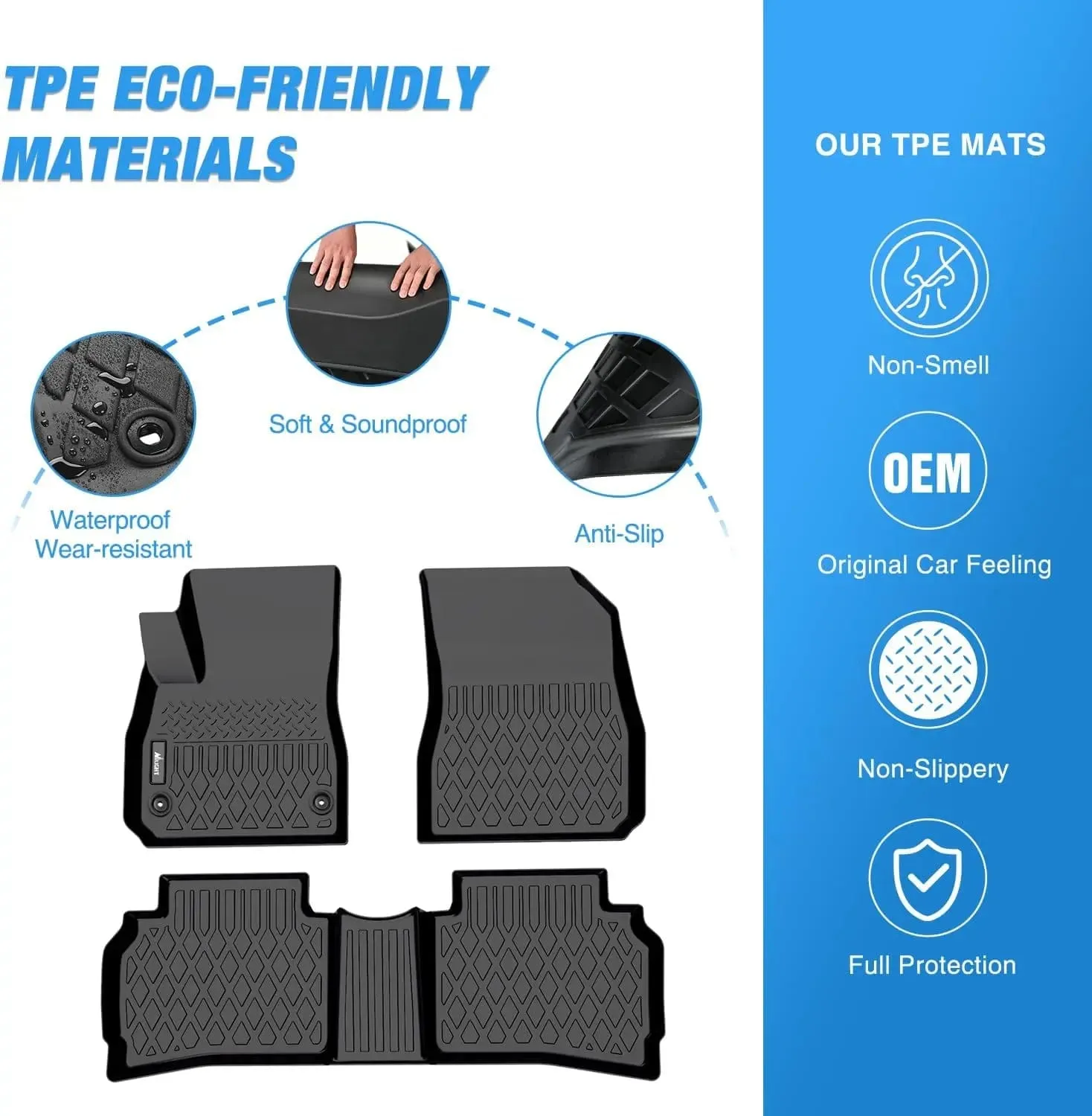 2016-2025 Chevy Malibu TPE Floor Mats