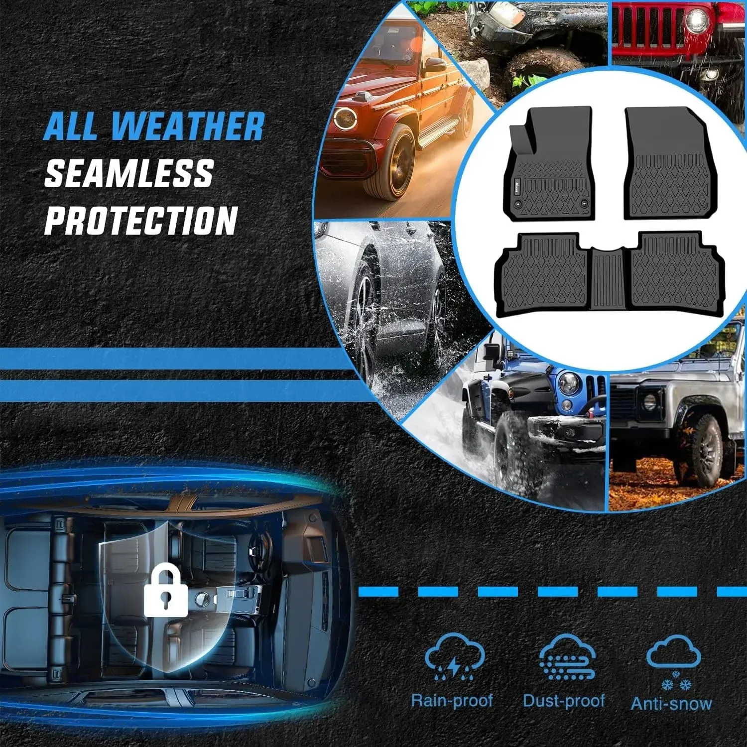 2016-2025 Chevy Malibu TPE Floor Mats