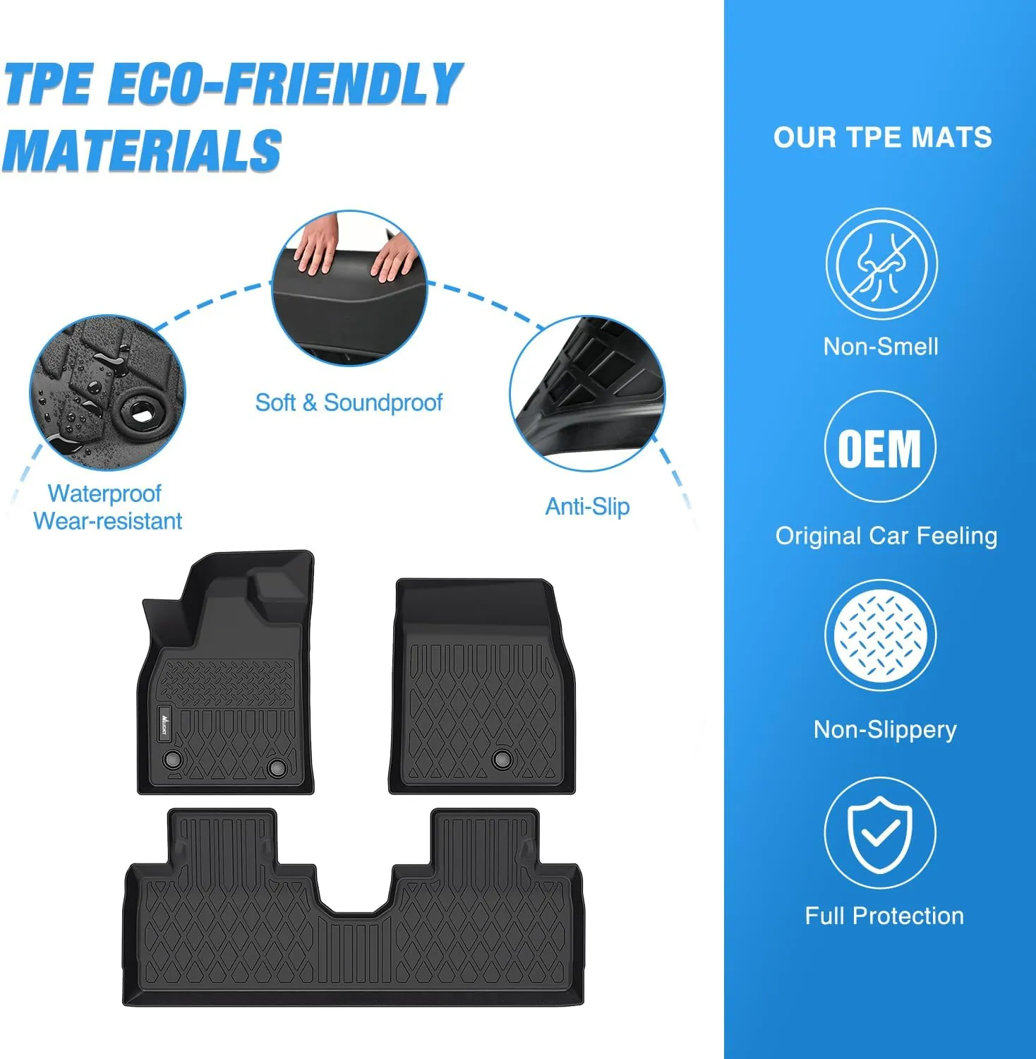 2021-2024 Ford Mustang Mach-E TPE Floor Mats