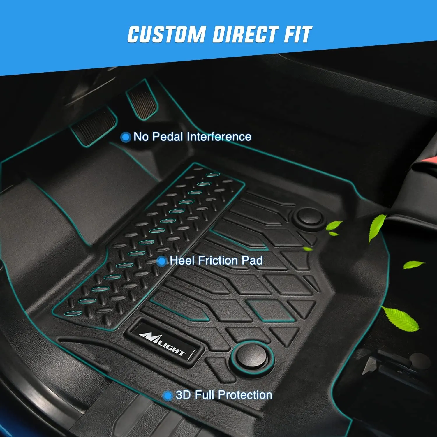 2021-2024 Ford Mustang Mach-E TPE Floor Mats