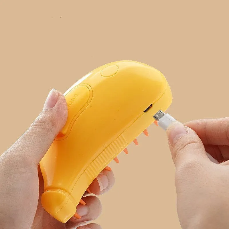 3 In 1 Pet Steam Brush Cat Dog Beauty Comb Hair Removal