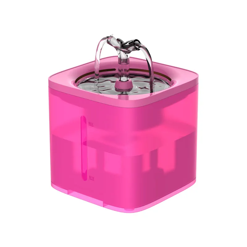 68 oz. Cat Dog Water Fountain WF070 - Transparent Matte