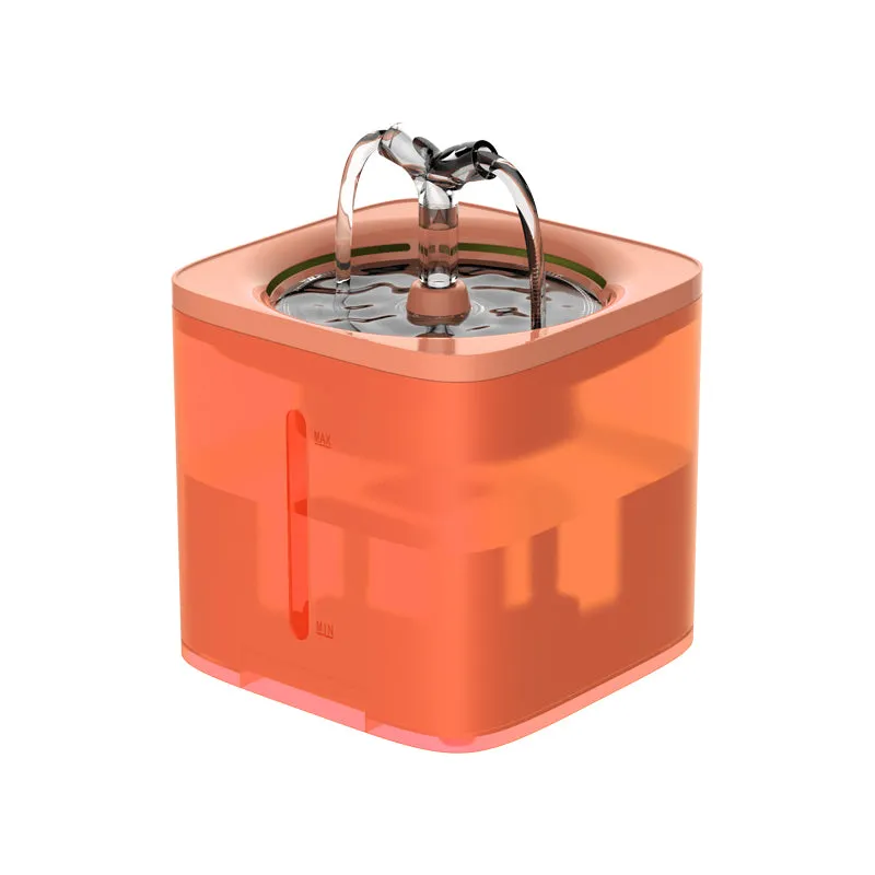 68 oz. Cat Dog Water Fountain WF070 - Transparent Matte