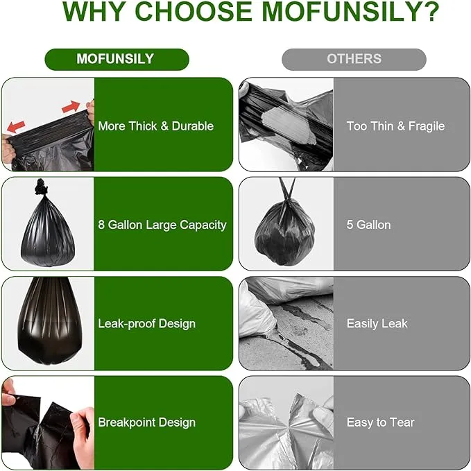 80 Portable Toilet Bags, Thickened Biodegradable 8 Gallon Compostable Camping Toilet Bags for 5 Gallon Bucket Toilet, Camp Toilet Waste Bags,Poop Bags for Outdoor,Hiking, Boating
