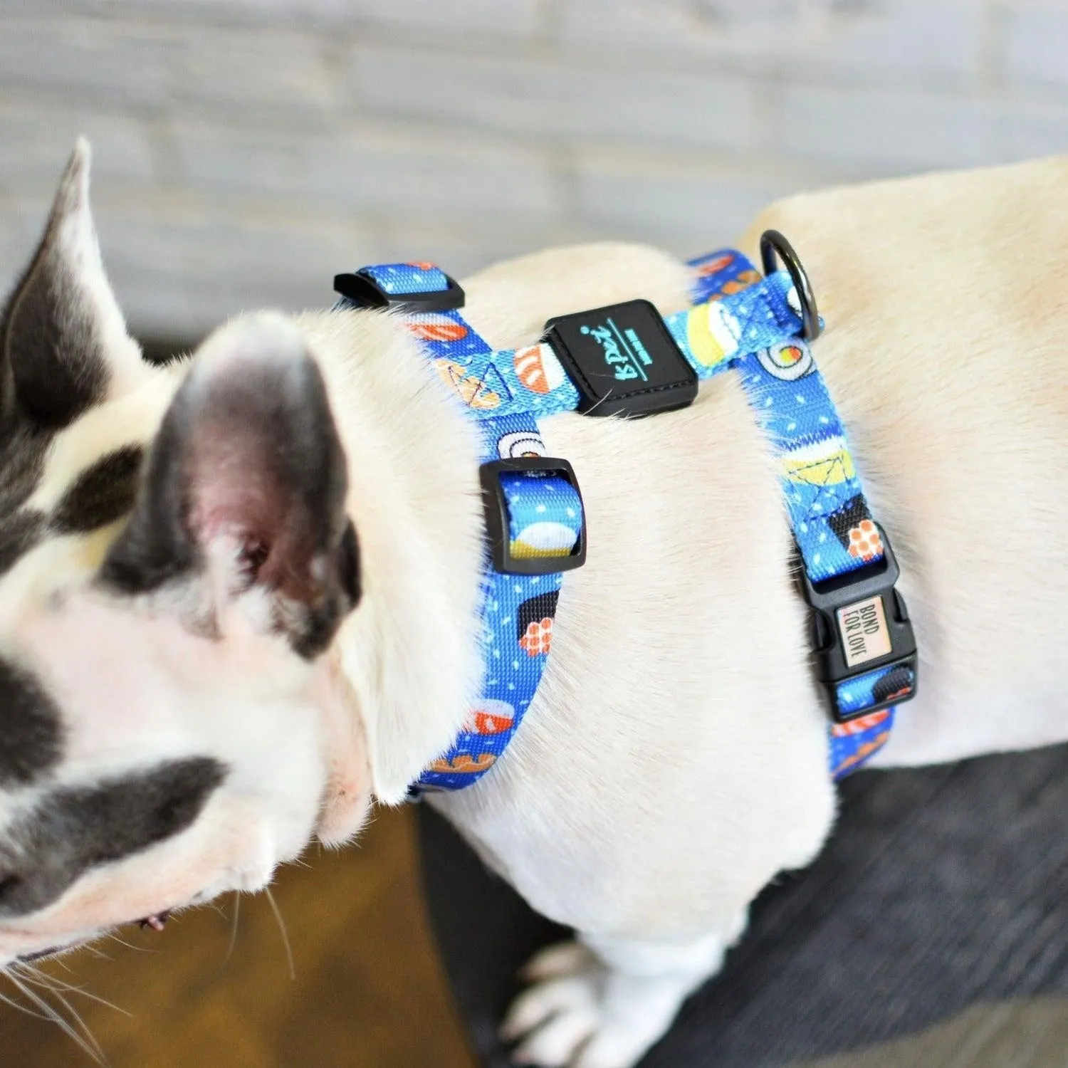 Adjustable Dog Strap Harness - Sushi