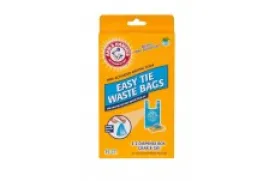 Arm and Hammer Easy-Tie Waste Bags Blue 75 Count