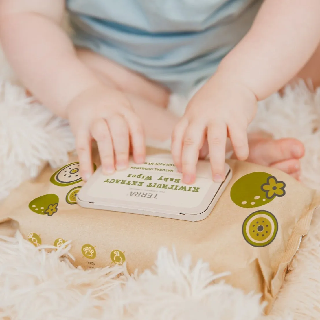 Baby Wipes - Kiwifruit 70 Pack by Terra