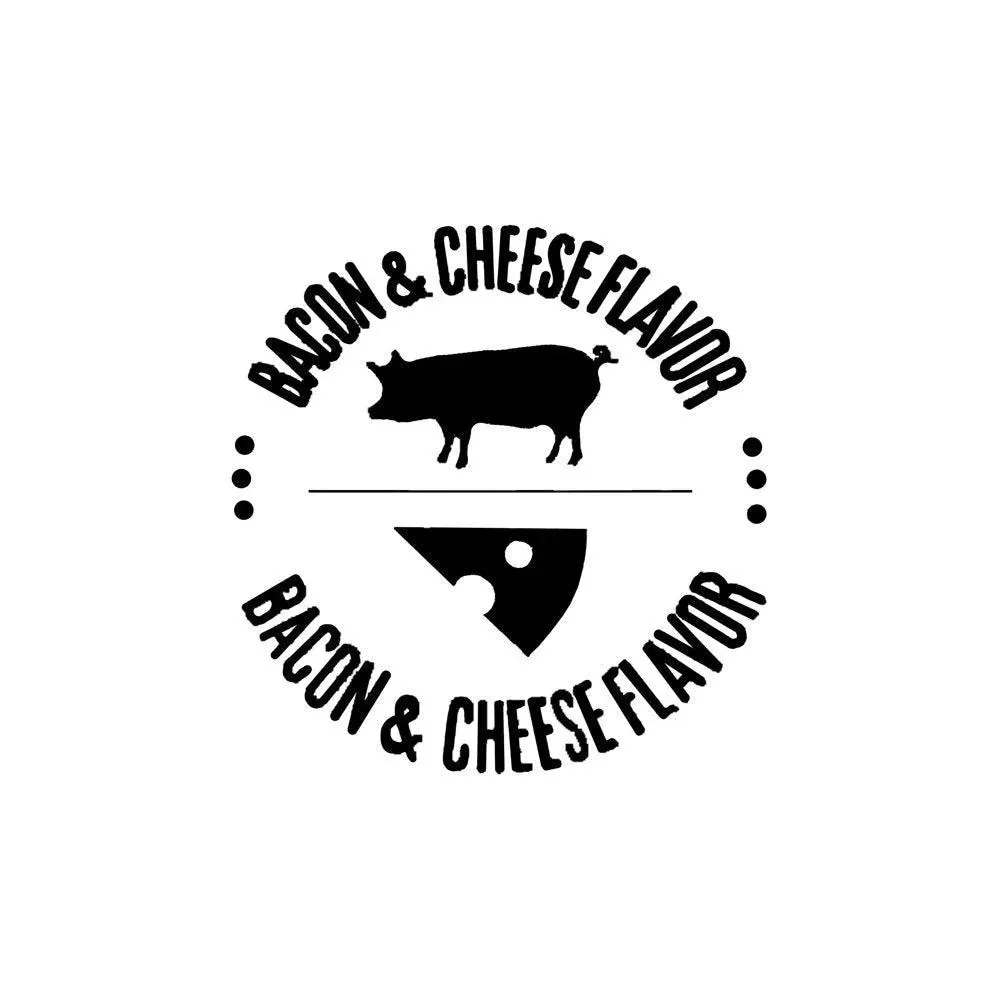 Bacon Cheese Munchy Bone Dog Treats 7 Count