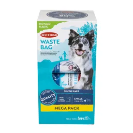 Best Friend Dog Waste bag S 8 x 40 pcs mega pack, 80% recycled plastic
