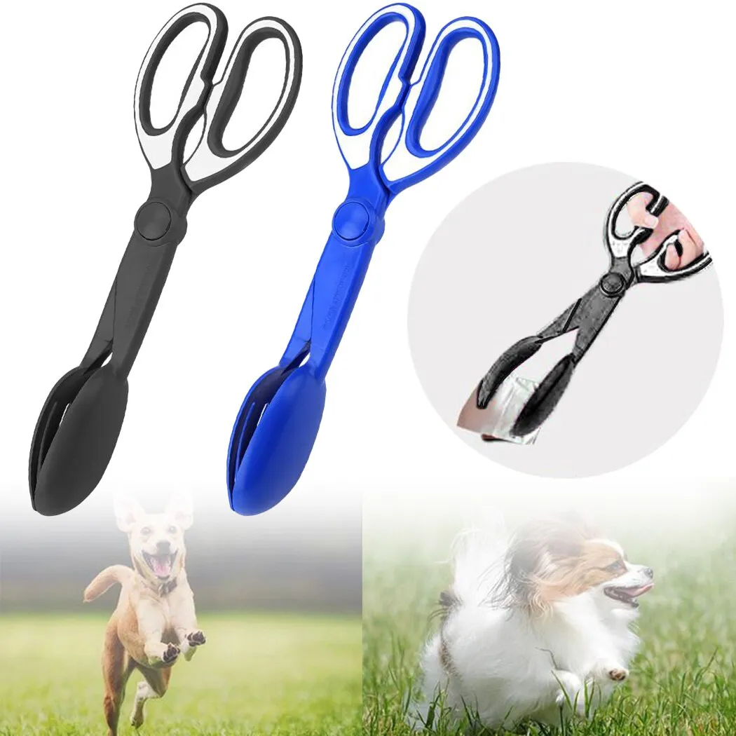 Cat Dog Feces Clip Pet Supplies Pooper Scooper Creative Pickup Scissors Portable Pet Waste Scooper Cat Dog Supplies