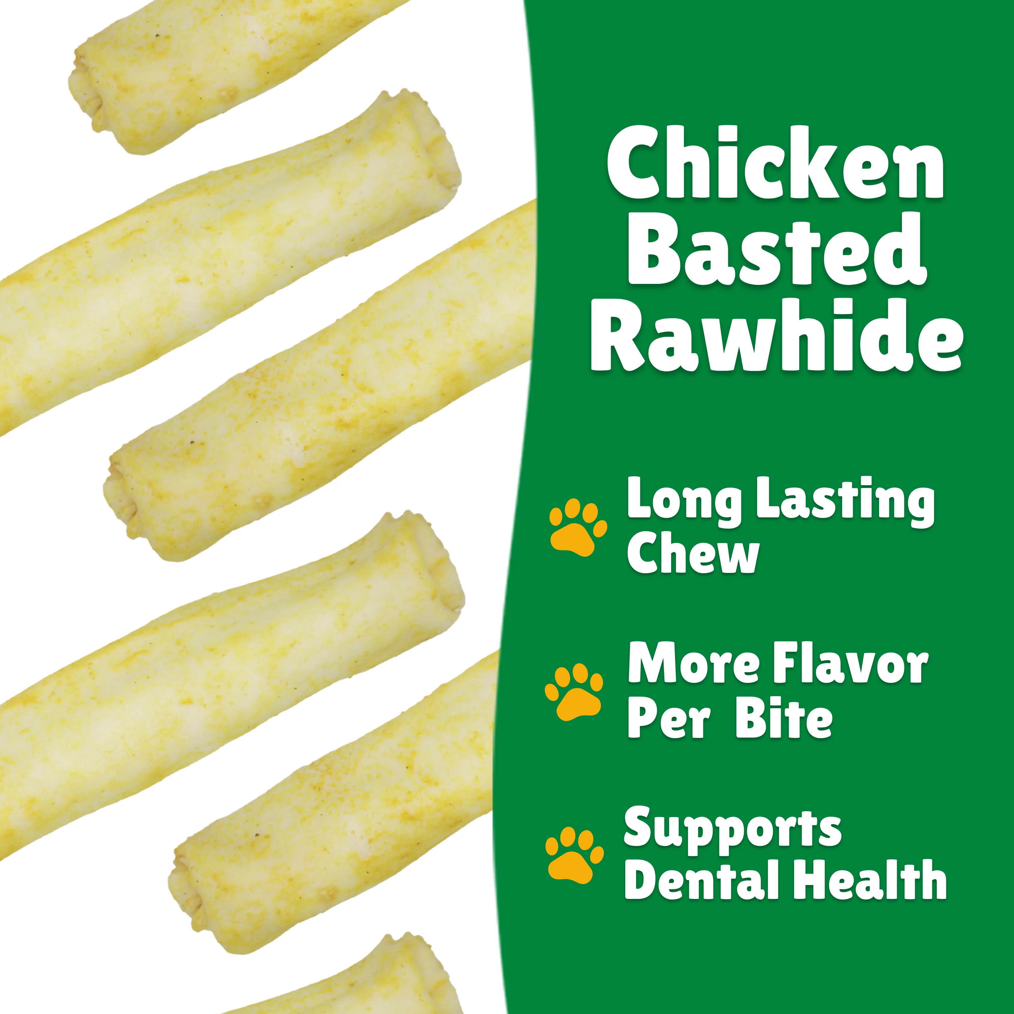 Chicken Basted Beefhide: Bull Sticks