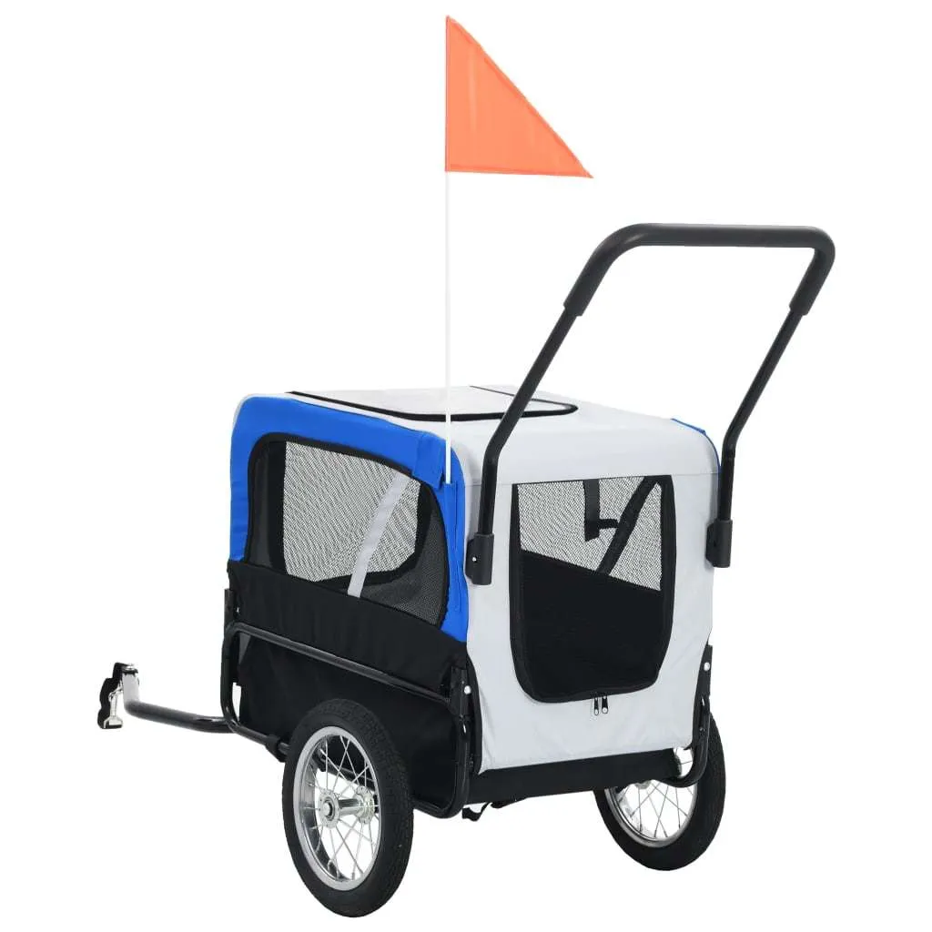 Convertible Dog Bike Trailer and Jogging Stroller