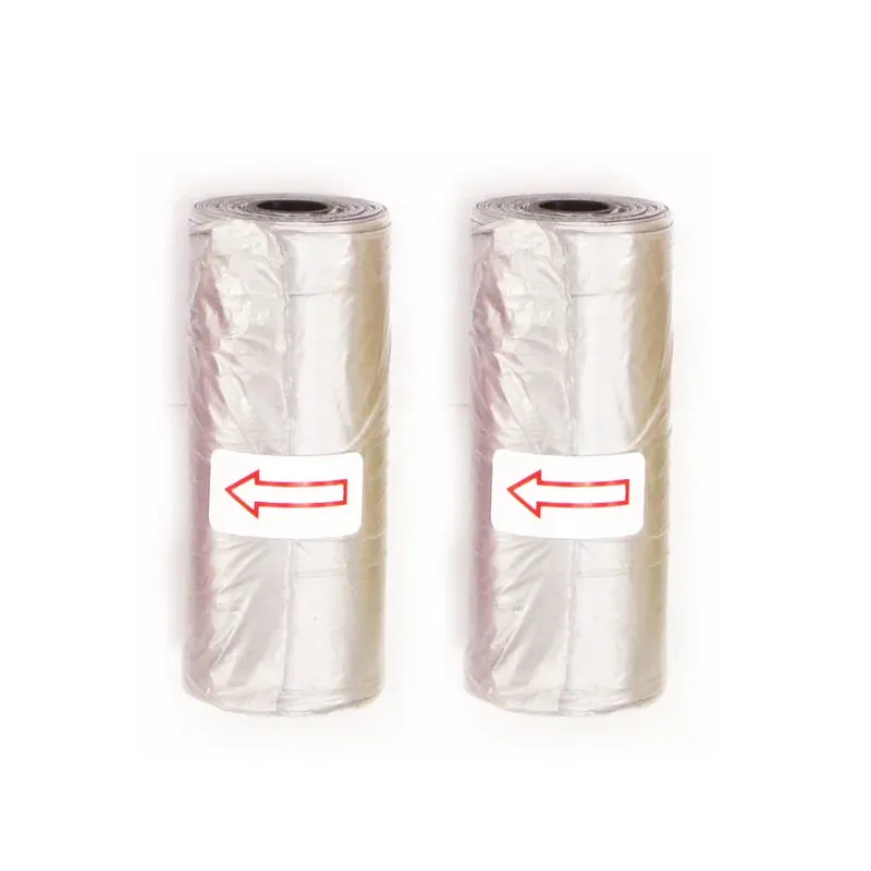 Disposable Dog Waste Bags with Paw Prints for Outdoor Clean-Up
