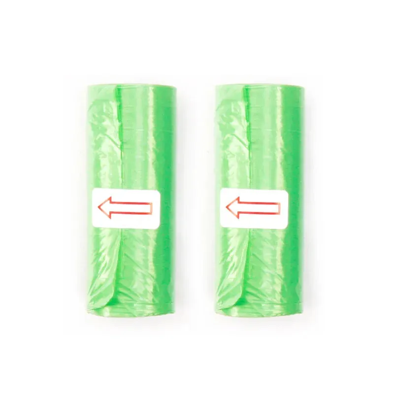 Disposable Dog Waste Bags with Paw Prints for Outdoor Clean-Up