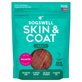 Dogswell Skin & Coat Jerky Salmon Dog Treats