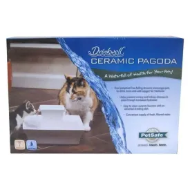 Drinkwell Pagoda Ceramic Pet Fountain