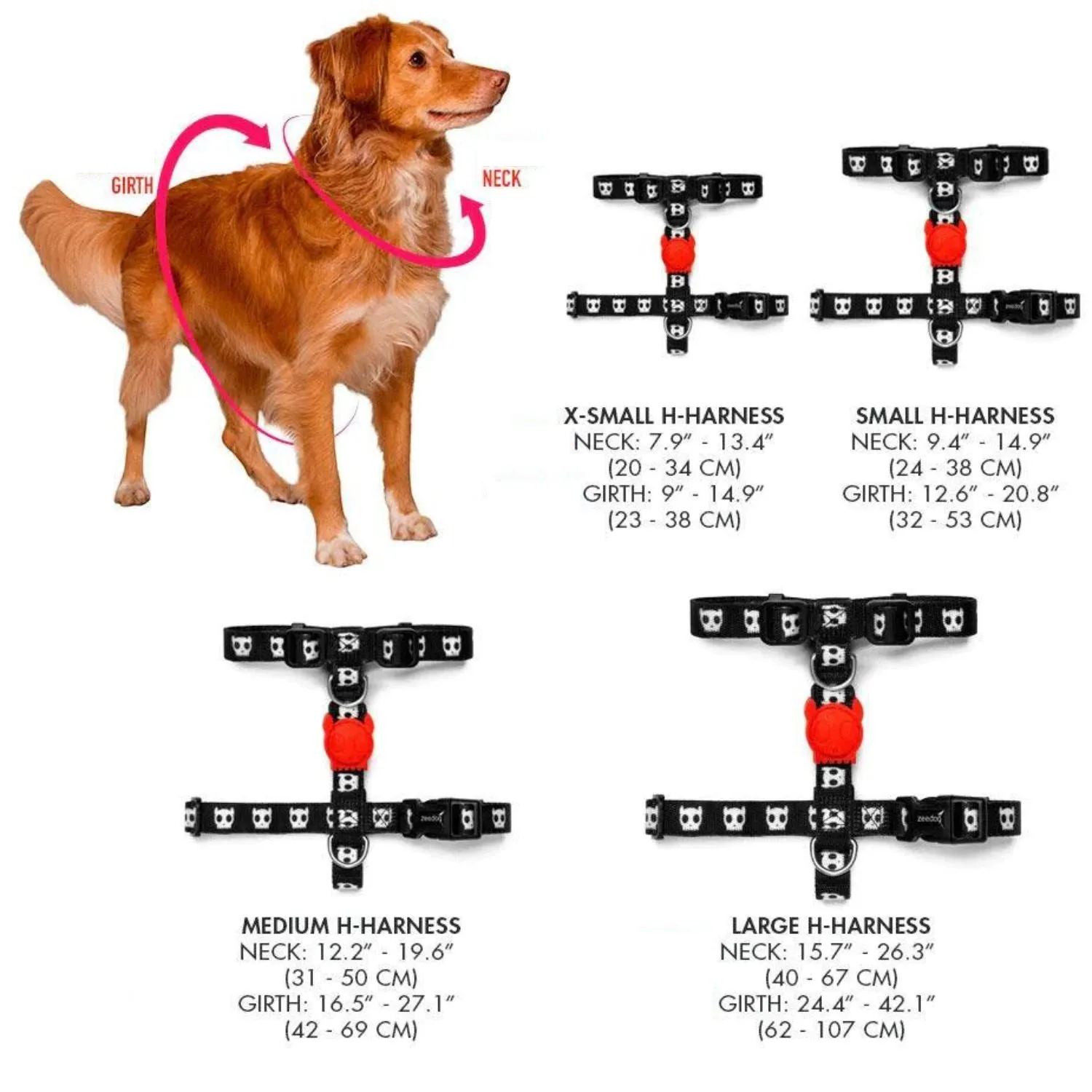Dune Naturals Dog H-Harness