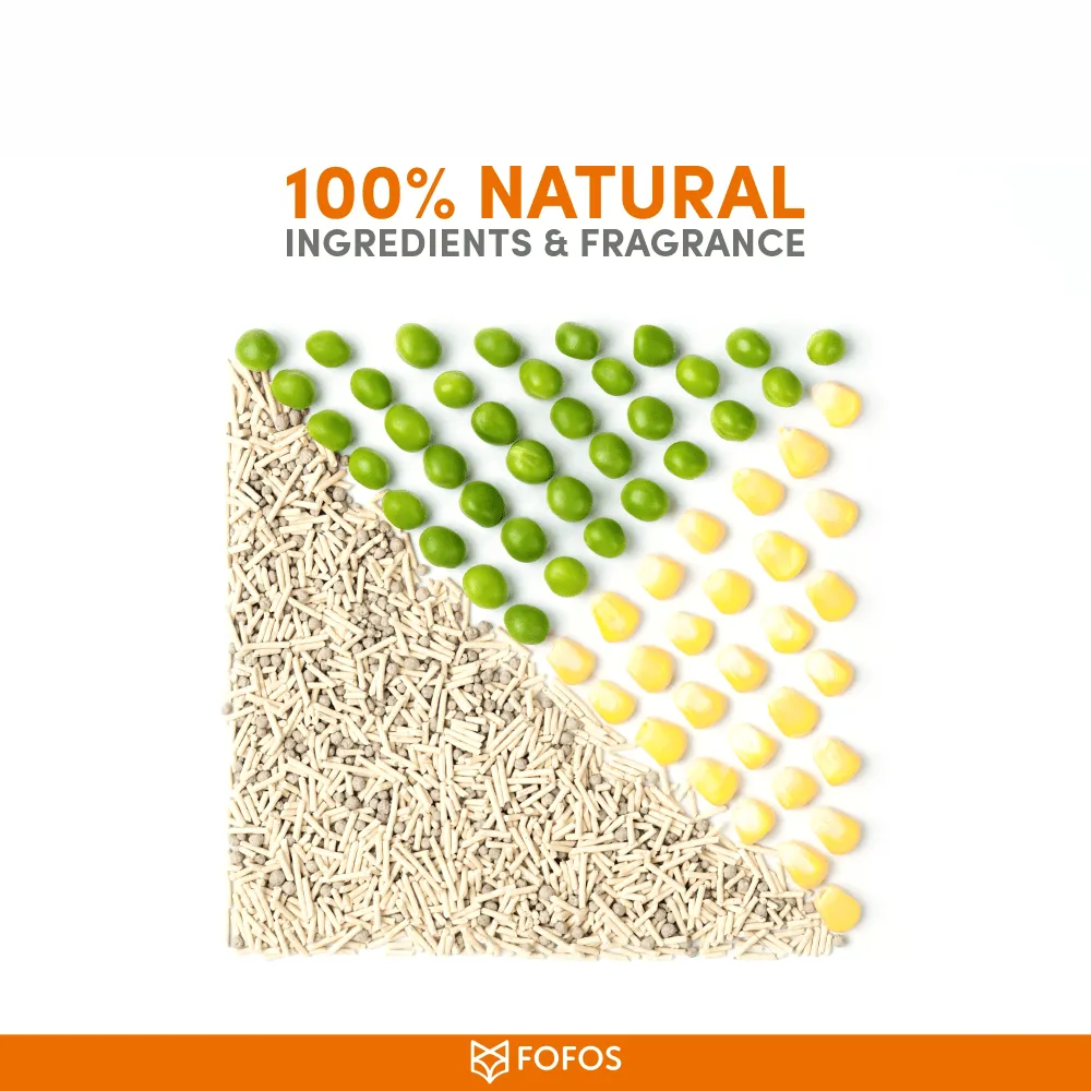 Fofos Unscented Tofu & Crushed Bentonite Cat Litter