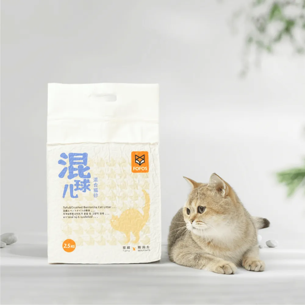 Fofos Unscented Tofu & Crushed Bentonite Cat Litter