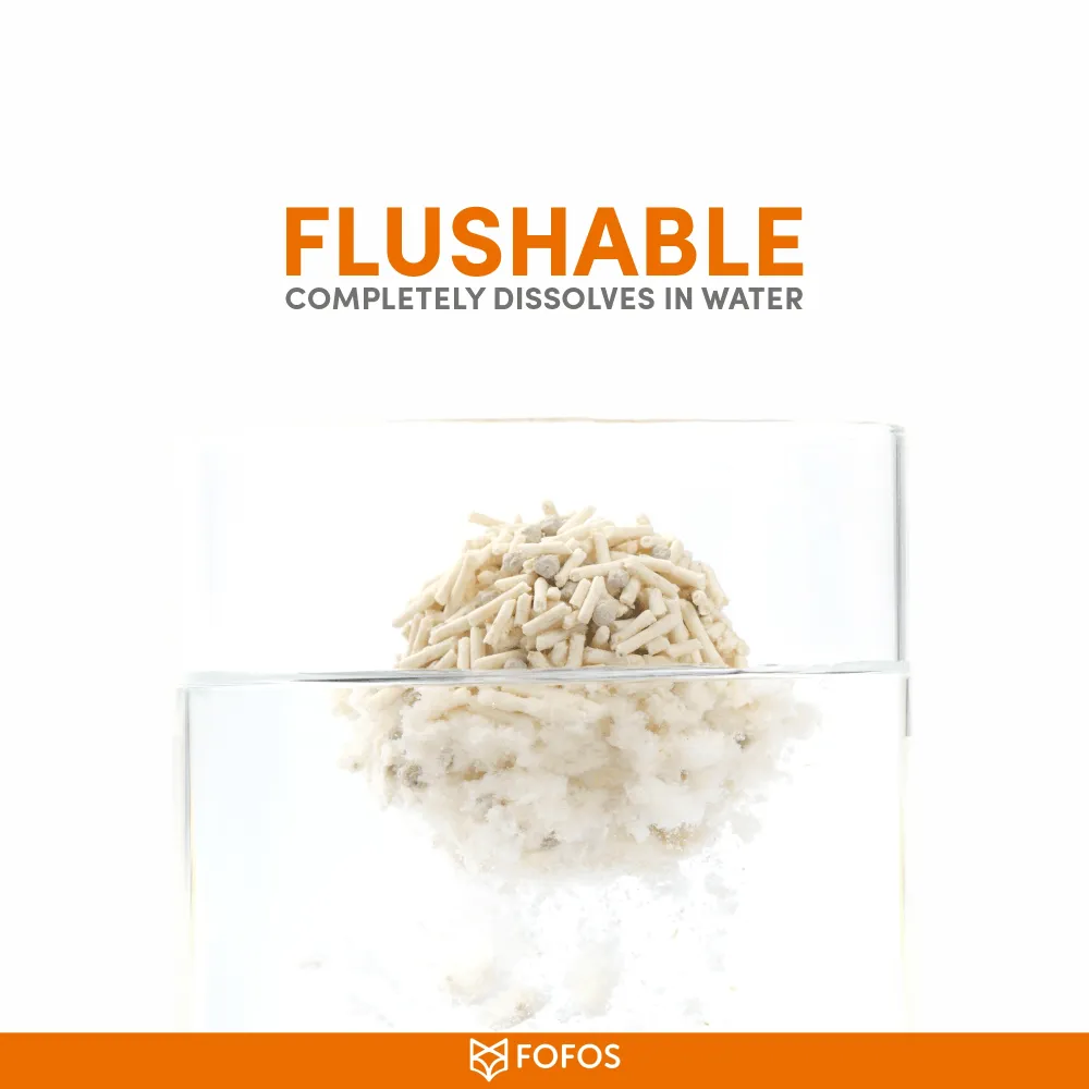 Fofos Unscented Tofu & Crushed Bentonite Cat Litter