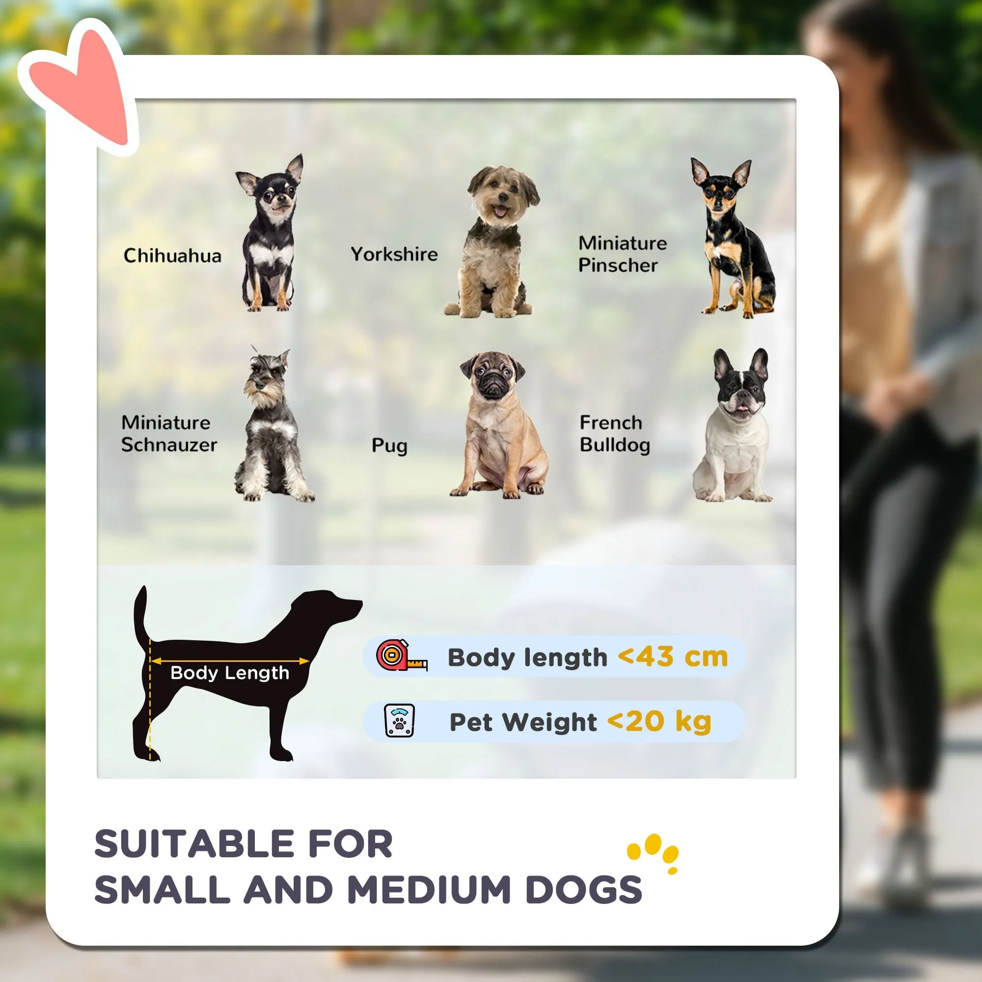 Foldable Pet Stroller with Three Wheels, for Small, Medium Dogs, Red