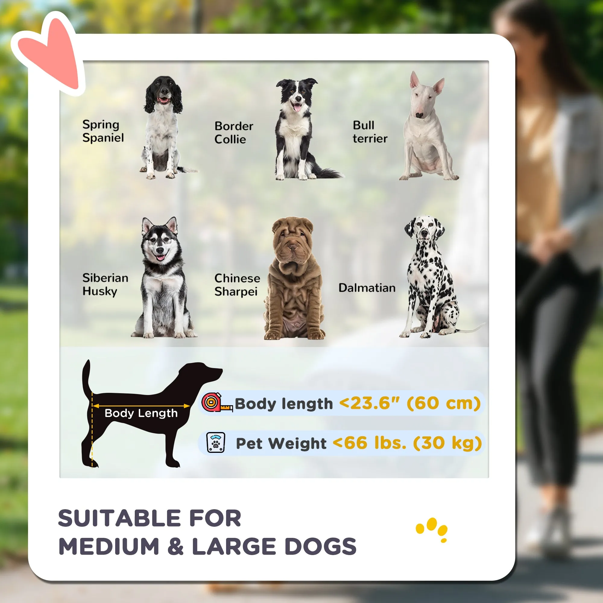 Foldable Pet Stroller, with Universal Wheels, Shock Absorber, for Medium and Large Dogs - Red