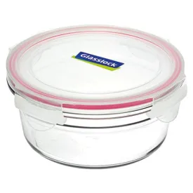 Glasslock Oven Safe Container 450ml Round Red