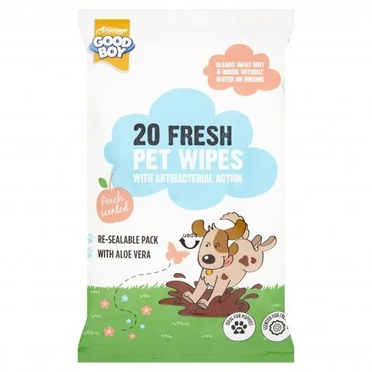 Good Boy Pet Wipes Pack20