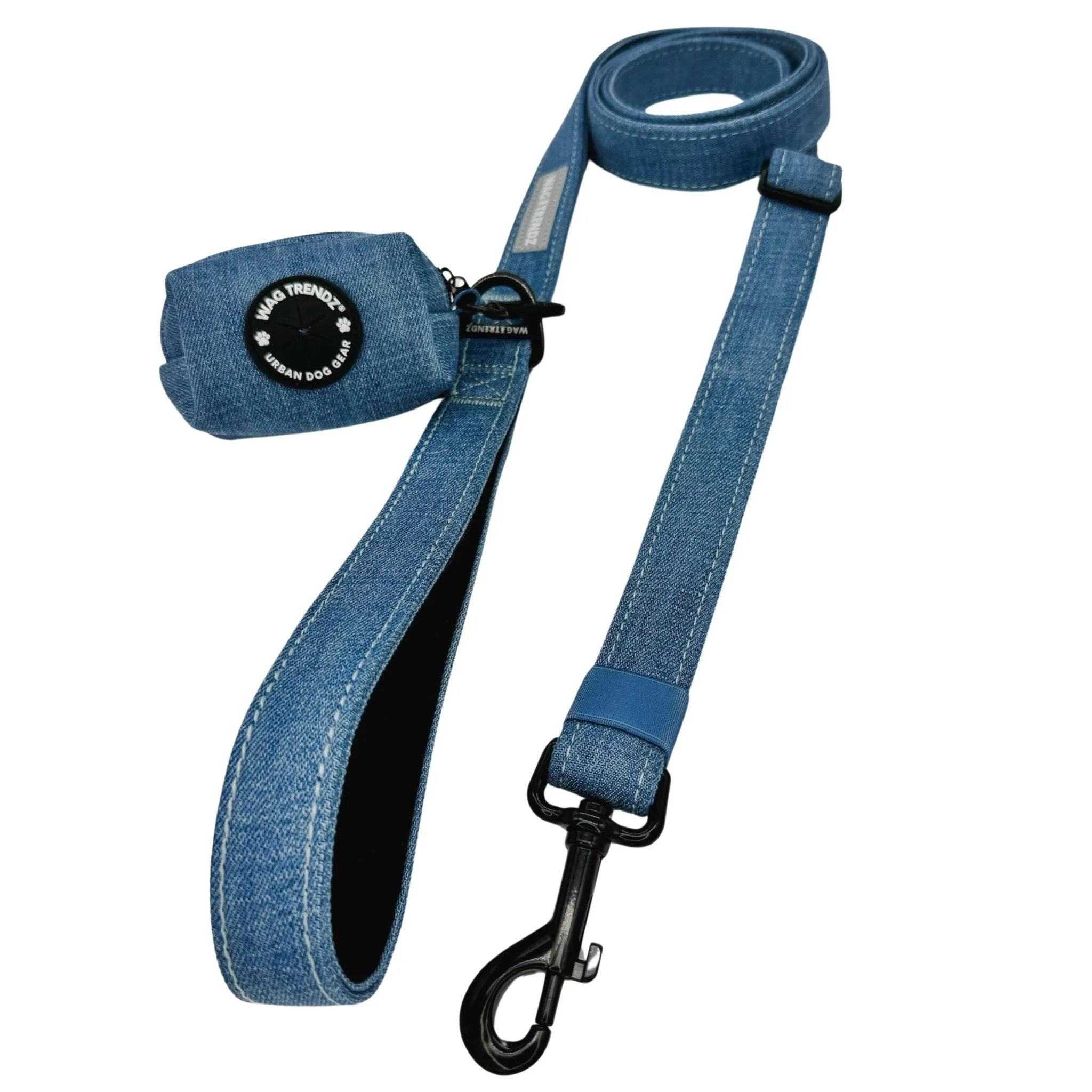 Harness and Leash Set   Poop Bag Holder | Downtown Denim