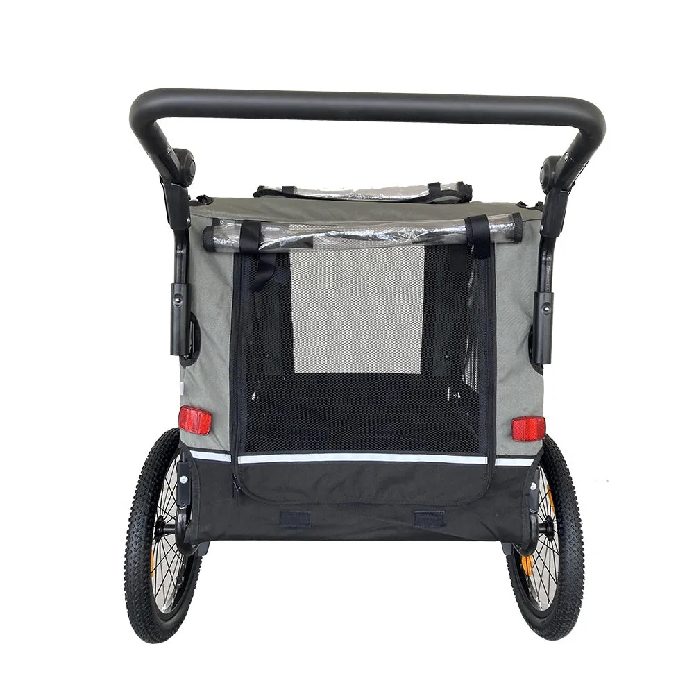 Heavy Duty Foldable Stroller Bicycle Trailer for Dogs