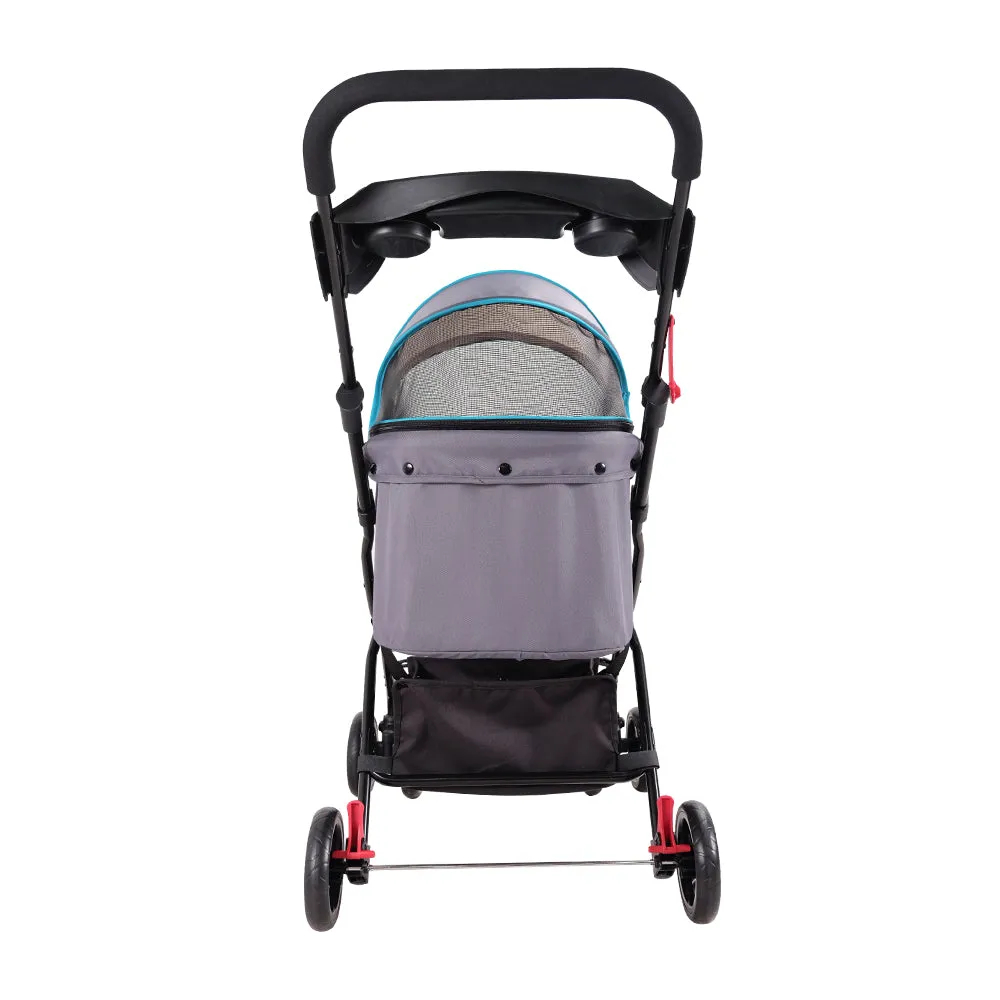Ibiyaya Easy Strolling Pet Buggy - Simple Gray