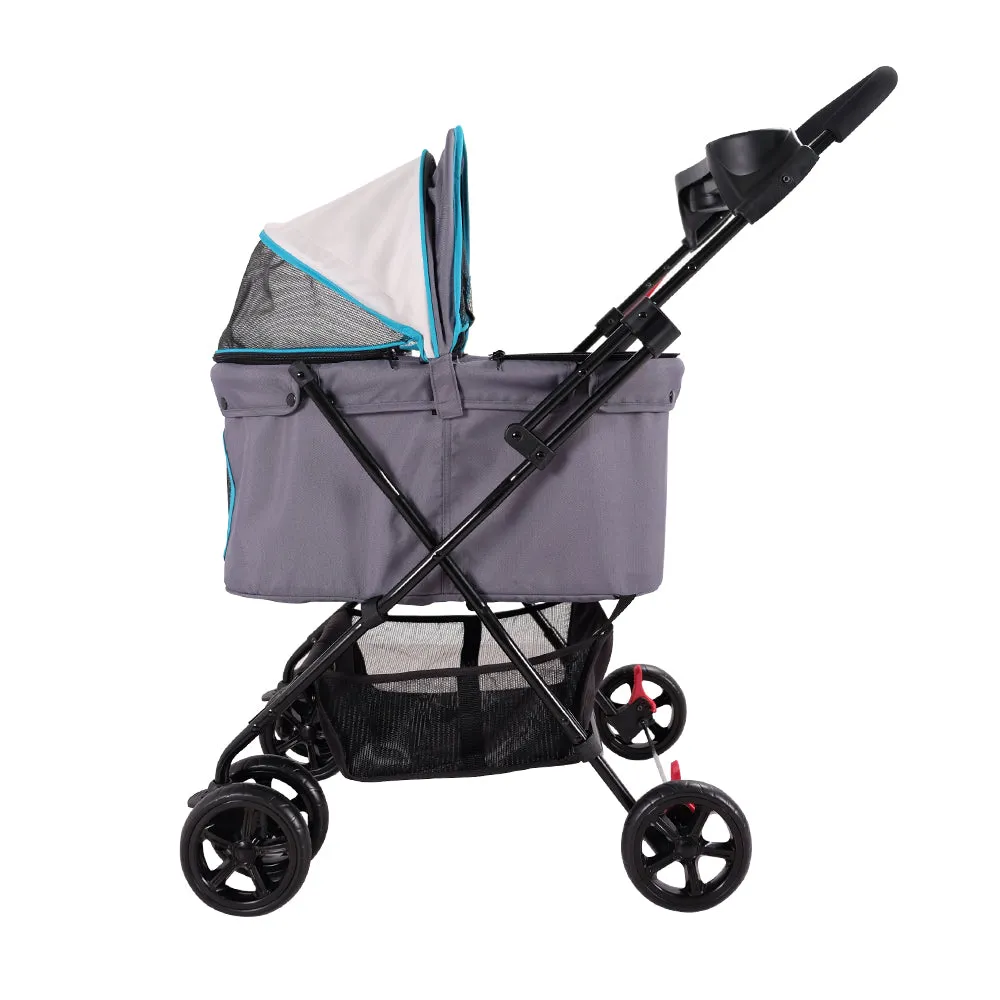 Ibiyaya Easy Strolling Pet Buggy - Simple Gray