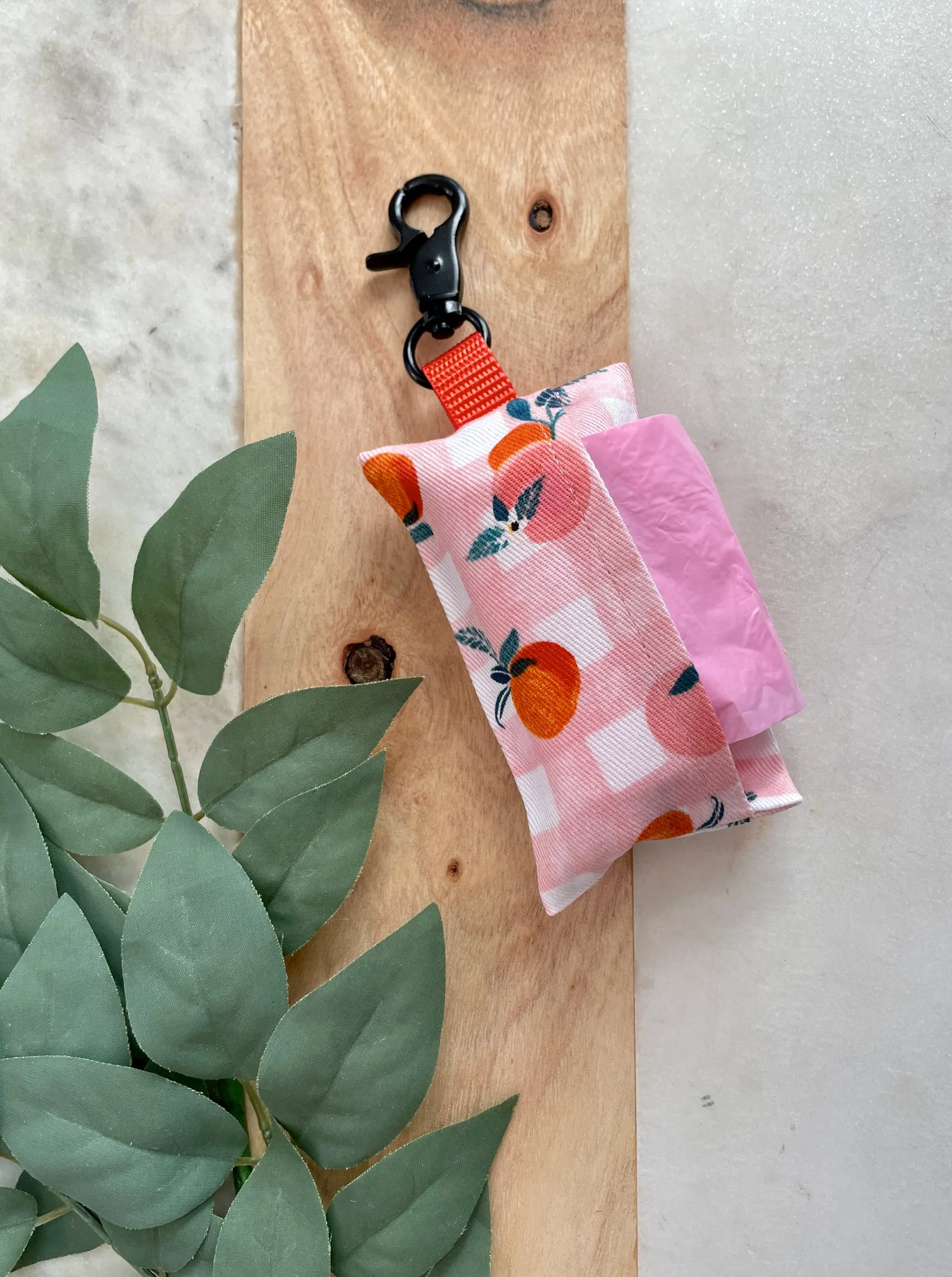 Just Peachy Poop Bag Holder / Dispenser