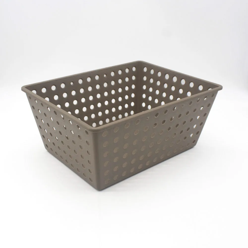 LARGE BASKET WITH LID  15 3/8” X 11 7/8” X 6 1/4” COZA
