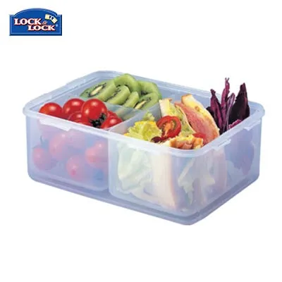 Lock & Lock Classic Food Container with Divider 2.6L