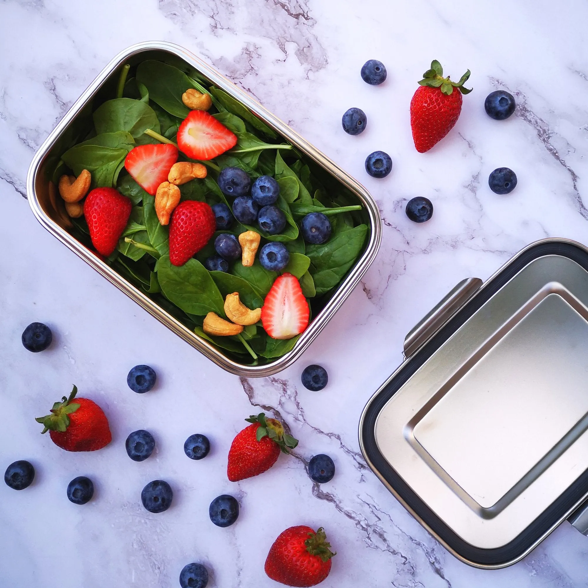 Minimal All Stainless Steel Lunch Box 42 oz