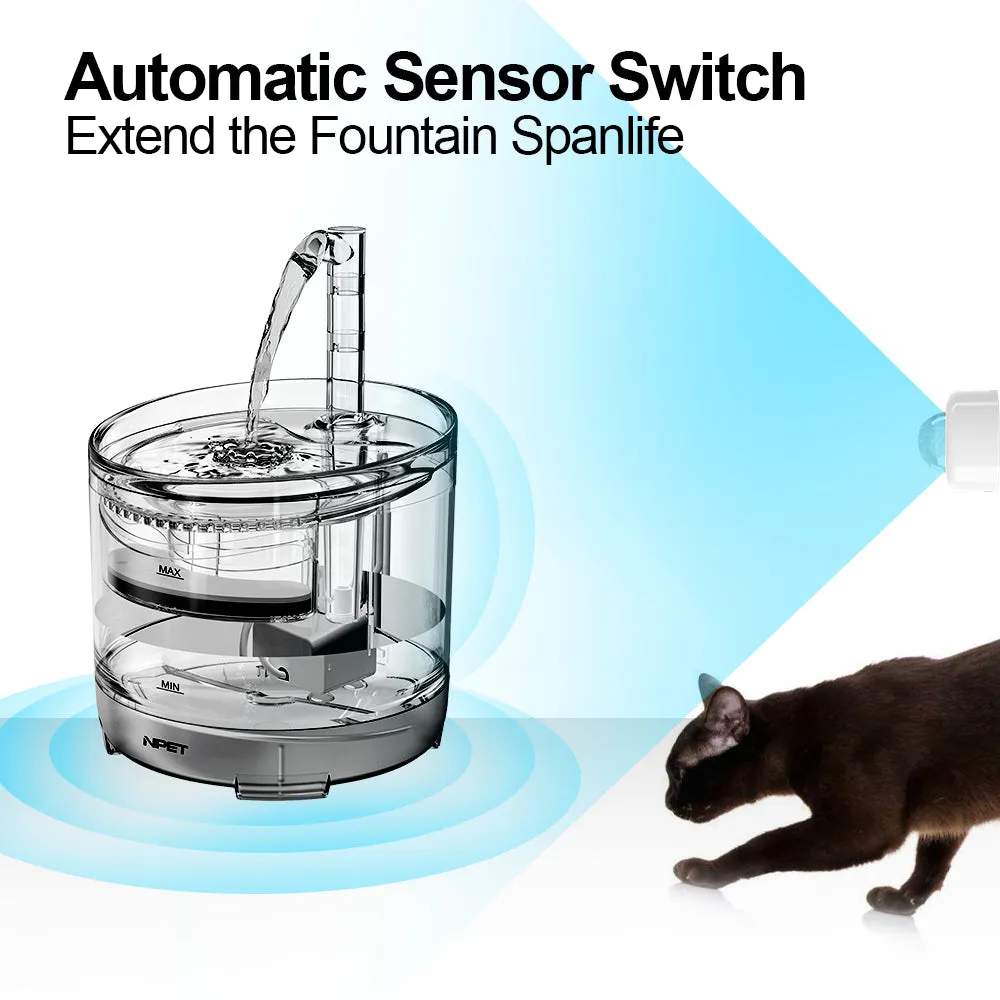 NPET 51 oz. Cat Water Fountain - WF050