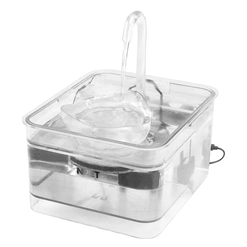 NPET 88 oz. Cat Dog Water Fountain WF010