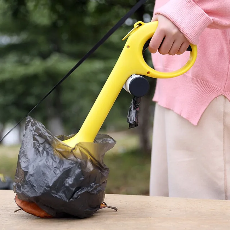 Pet Pooper Scooper for Dog Cats Long Handle Poop Scoop Outdoor Clean Pick Up Waste Picker Cleaning Tools Dog Excrement Collector