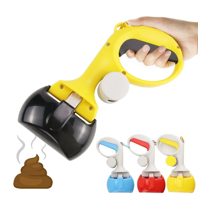Pet Pooper Scooper for Dog Cats Long Handle Poop Scoop Outdoor Clean Pick Up Waste Picker Cleaning Tools Dog Excrement Collector
